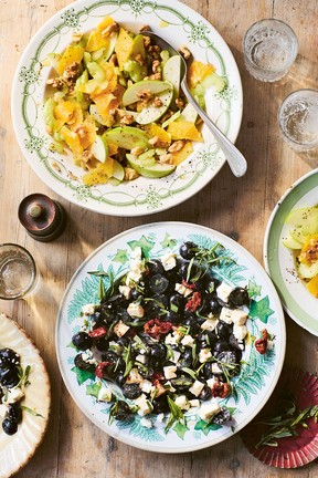 Two Armenian summertime salads