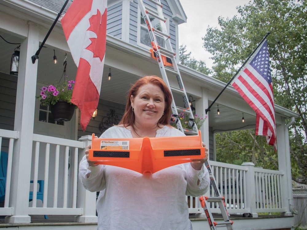 Lucie Quigley, owner and president of Gutter Saver Pro, based in Musquodoboit Harbour, Nova Scotia.