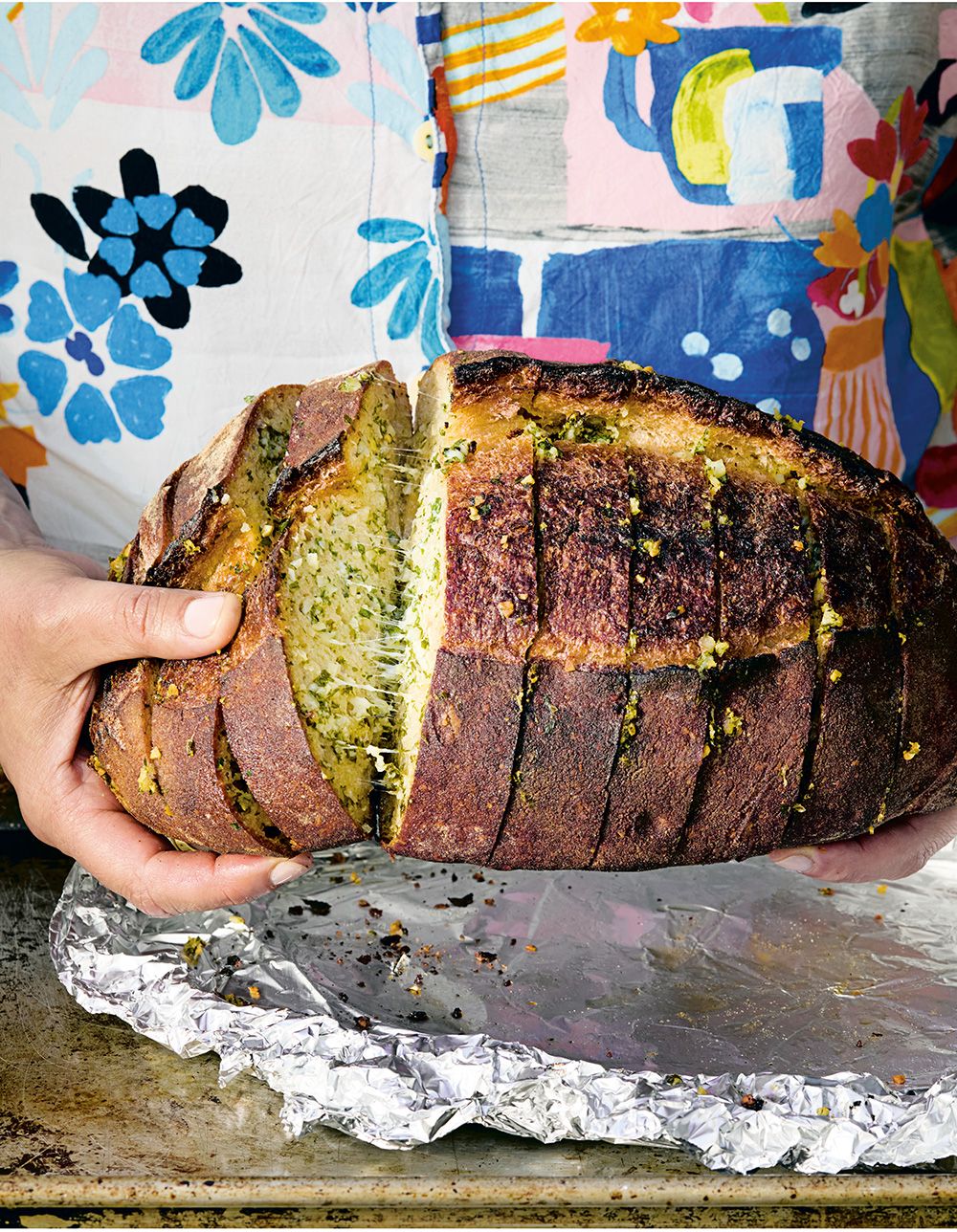  Generously spread with garlic, herb and Parmesan butter, this loaf is “criminally good,” says Samin Nosrat. “Friends soon started calling it pane criminale.”