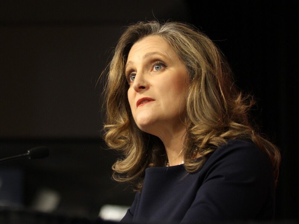 NextImg:Transport Minister Chrystia Freeland to step down from cabinet