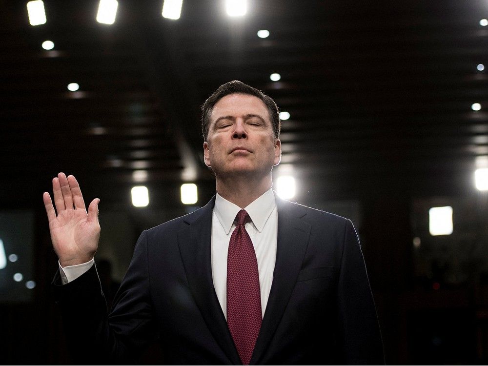 NextImg:Trump brands indicted opponent Comey a 'dirty cop'