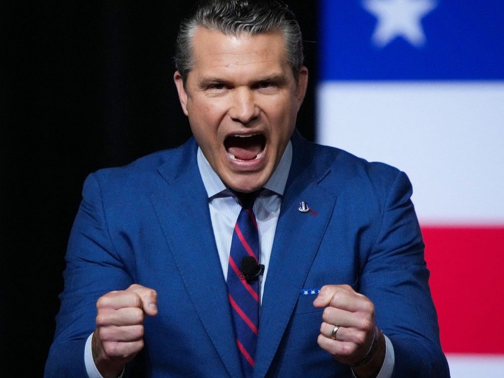U.S. Secretary of War Pete Hegseth addresses senior military officers at Marine Corps Base Quantico in Quantico, Virginia, on September 30, 2025. U.S. Secretary of War Pete Hegseth addresses senior military officers at Marine Corps Base Quantico in Quantico, Virginia, on September 30, 2025.