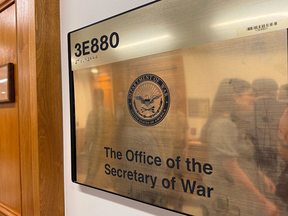 NextImg:Trump moves to rename U.S. Department of Defense as the Department of War, saying current name is ‘woke’