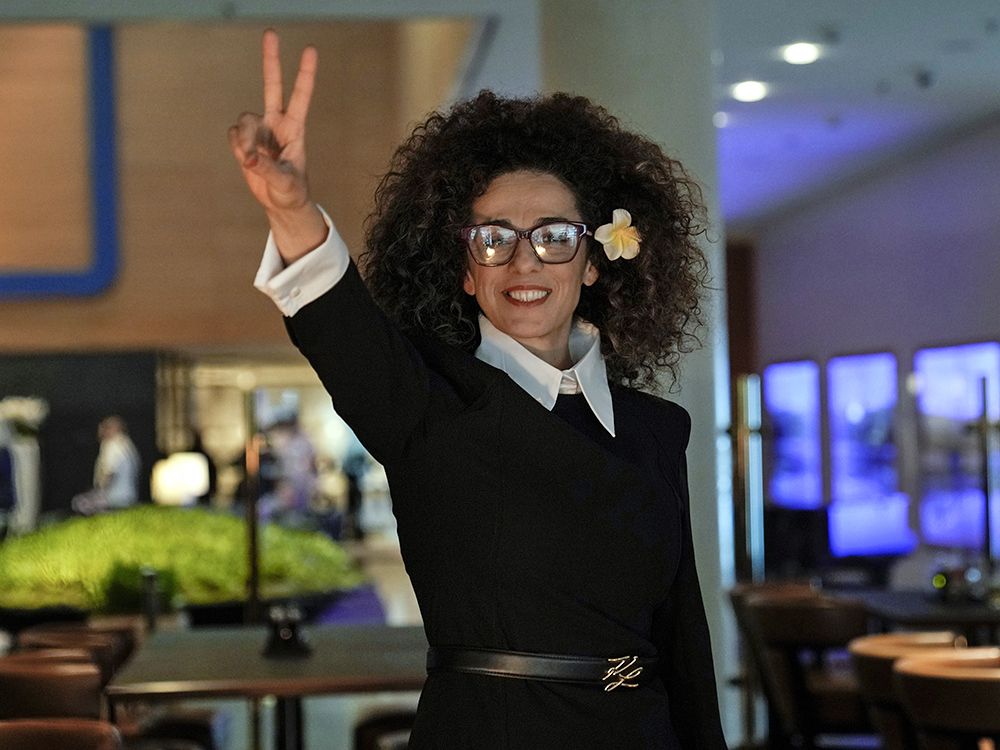  Iranian-American human rights activist Masih Alinejad in 2024.