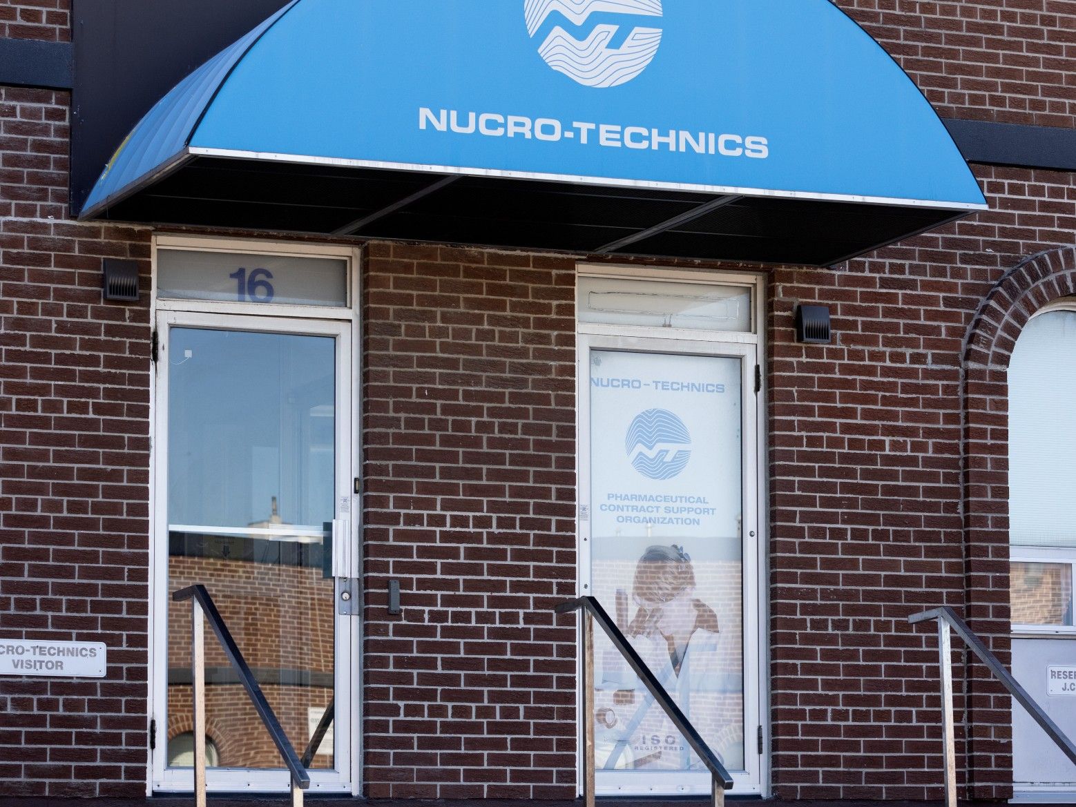  Nucro-Technics, a private research lab in Scarborough, Ont., on Sept. 19, 2025. The lab uses dogs in its research, according to published stidies, with varying degrees of invasiveness.