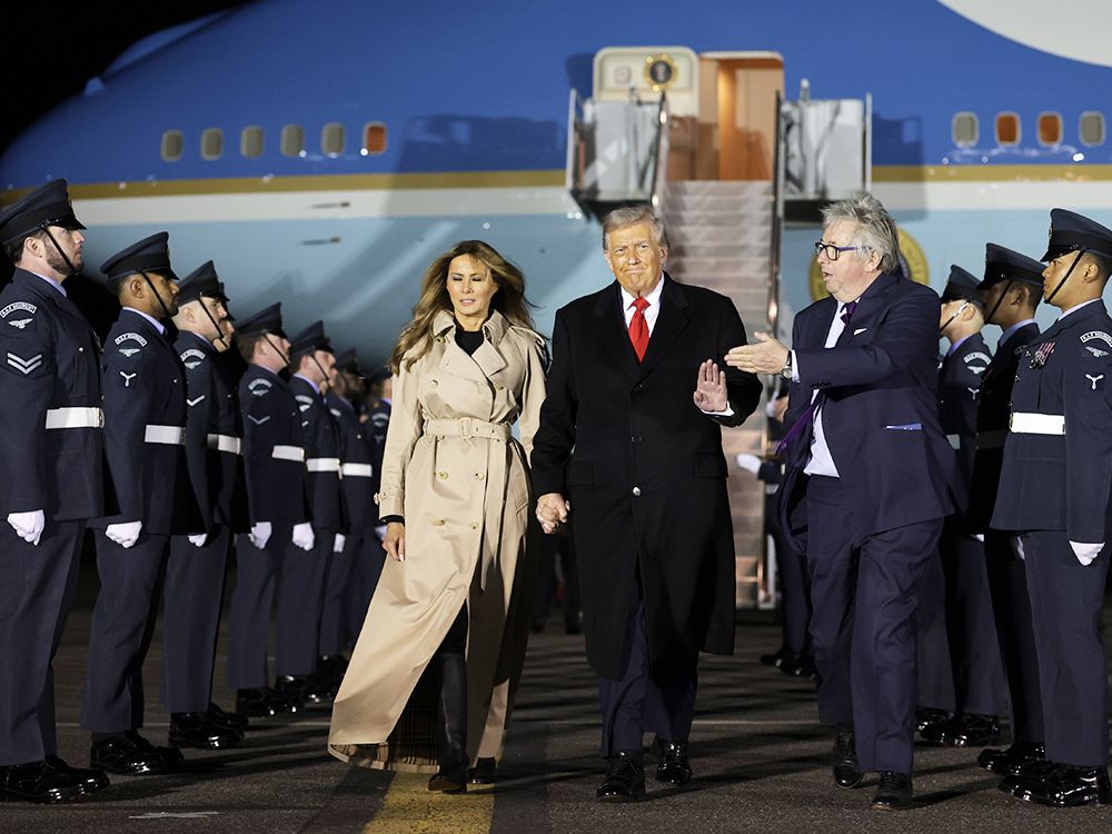 NextImg:U.K. rolls out massive security operation for Trump visit, keeping him far from the public