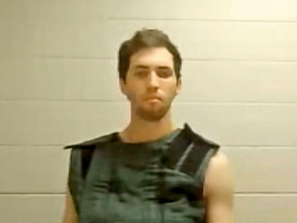  Tyler Robinson, accused of fatally shooting conservative activist Charlie Kirk, attends a virtual court hearing from prison in Utah, on Tuesday, Sept. 16, 2025.