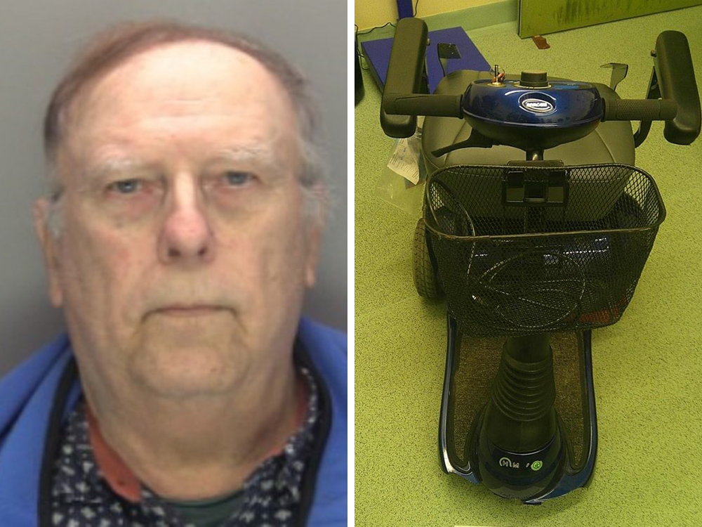 NextImg:Montreal senior sent to prison in U.K. for smuggling $1.2M in cocaine in his mobility scooter