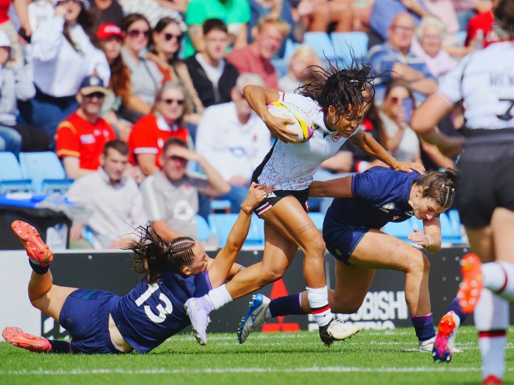 NextImg:Canada puts away Scotland to move unbeaten into Women’s Rugby World Cup quarterfinals