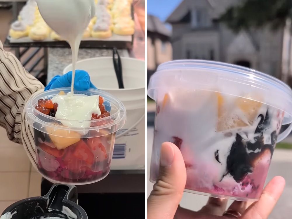 NextImg:What's the appeal of stretchy yogurt, the internet's latest dairy obsession?