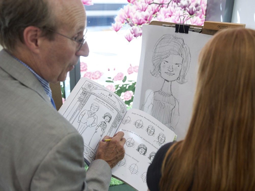 NextImg:How to draw every president and first lady in 4 steps