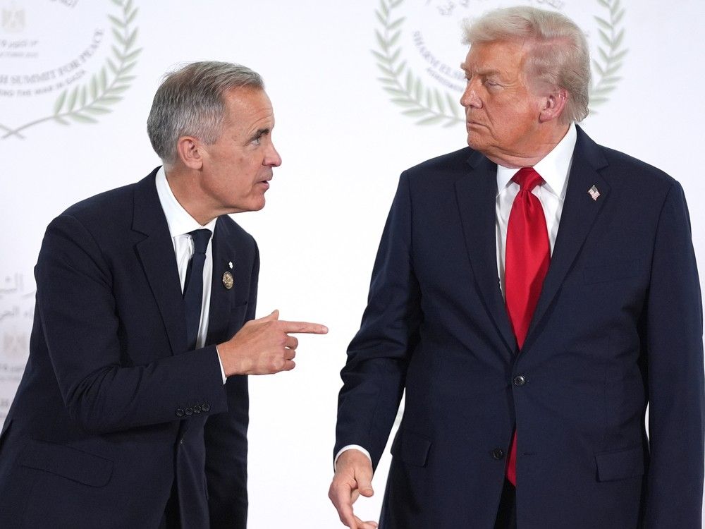 Prime Minister Mark Carney jokingly corrected U.S. President Donald Trump for mistakenly referring to him as the president of Canada on Monday. Prime Minister Mark Carney jokingly corrected U.S. President Donald Trump for mistakenly referring to him as the president of Canada on Monday.