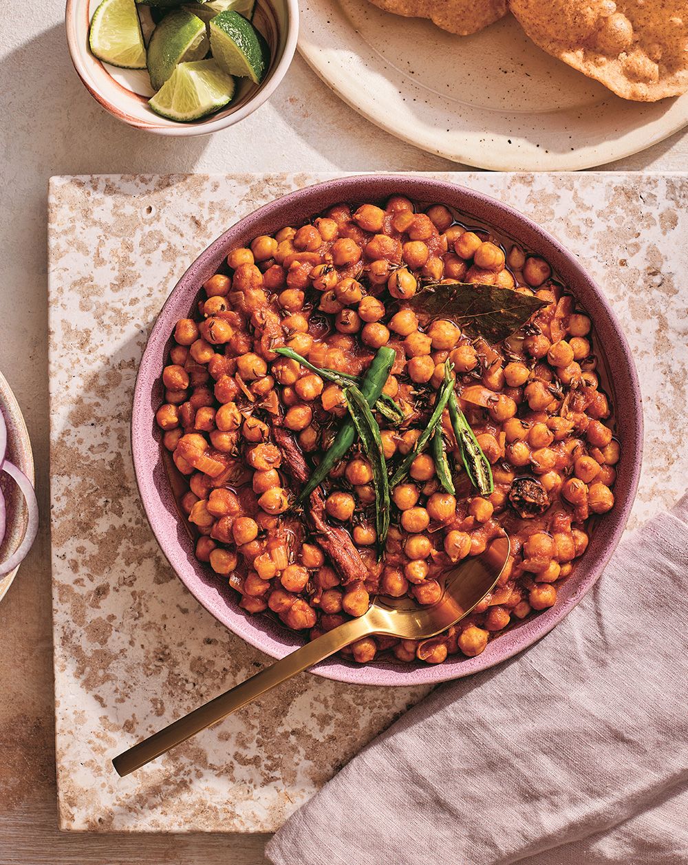 Black tea is the key ingredient in Vijaya Selvaraju’s 30-minute Amritsari chole. “The tannins from the black tea add a complexity to the chole without any effort whatsoever.” Black tea is the key ingredient in Vijaya Selvaraju’s 30-minute Amritsari chole. “The tannins from the black tea add a complexity to the chole without any effort whatsoever.”