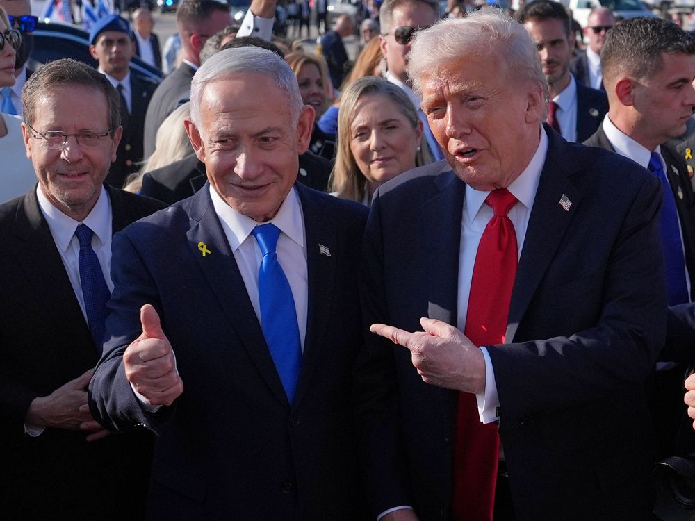 NextImg:Trump suggests pardon for Netanyahu in three corruption trials