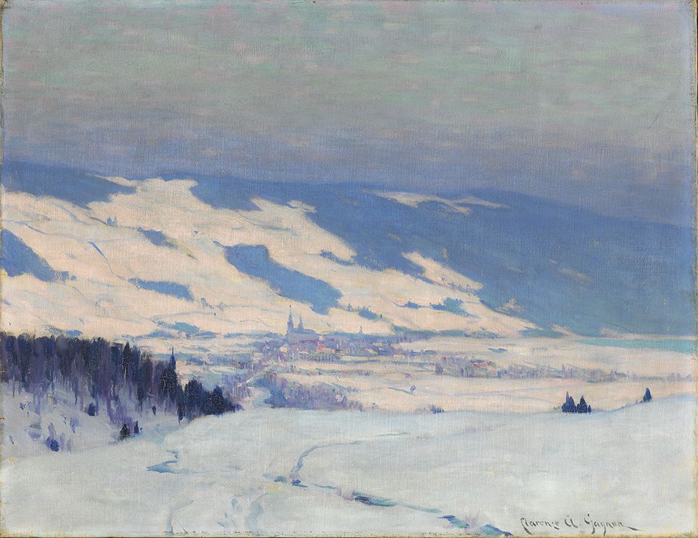 “Baie Saint-Paul” by Clarence Gagnon. “Baie Saint-Paul” by Clarence Gagnon.