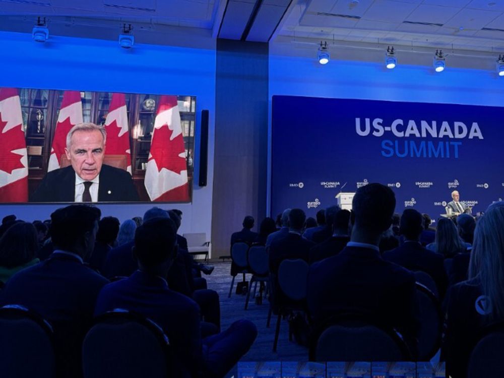 NextImg:Canada and U.S. 'much more coordinated' than it appears, Carney says to summit