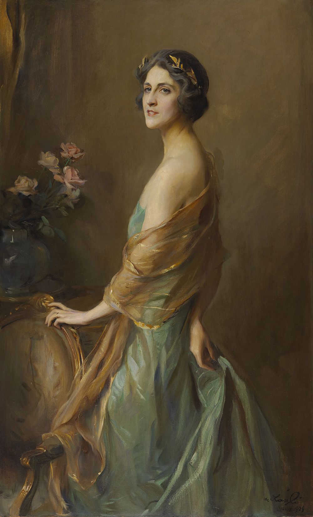  “Portrait of Madame Vanier” by Philip de László.
