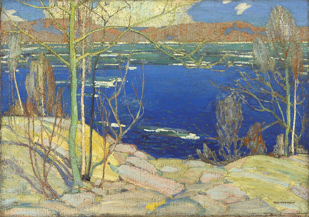 “Spring Ice” by Tom Thomson. “Spring Ice” by Tom Thomson.