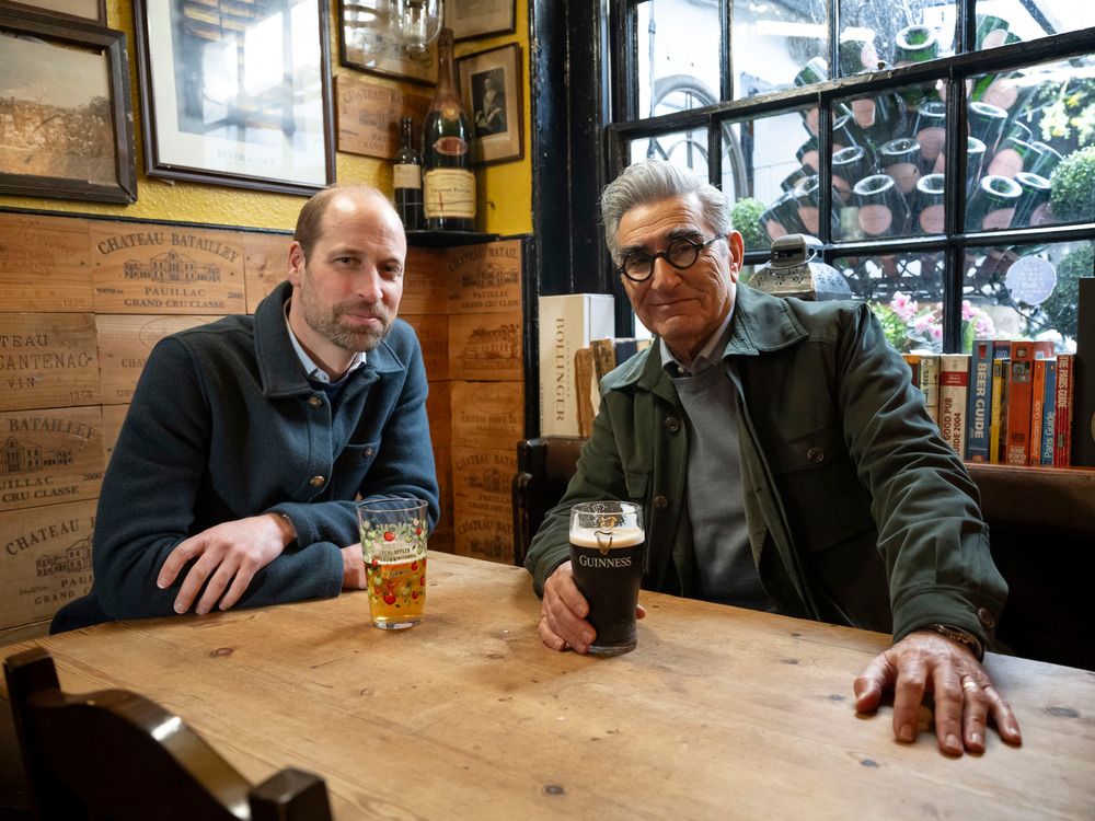 NextImg:Over a pint, Prince William tells Eugene Levy: 'Change is on my agenda'