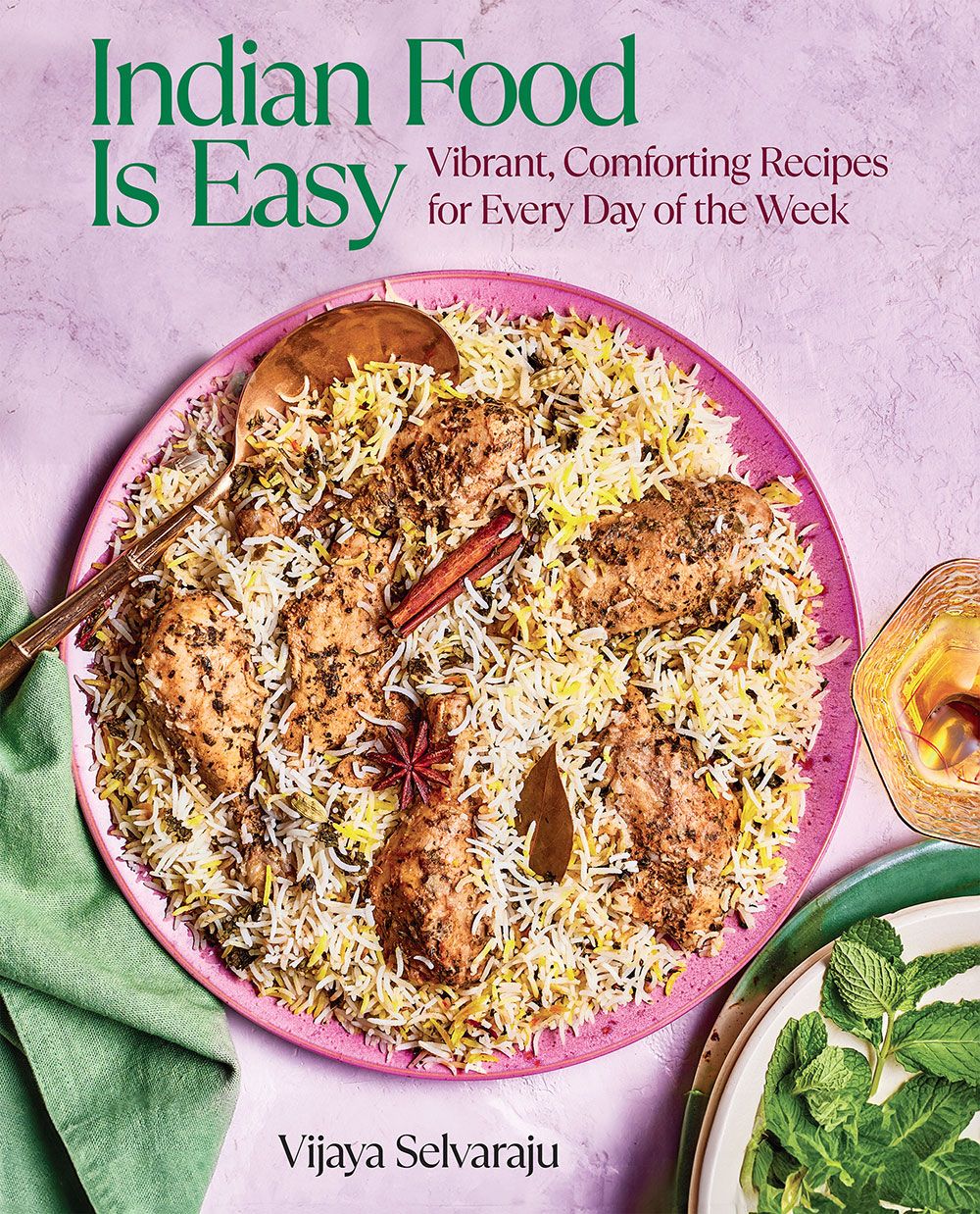 Indian Food Is Easy is Vijaya Selvaraju’s first cookbook. Indian Food Is Easy is Vijaya Selvaraju’s first cookbook.