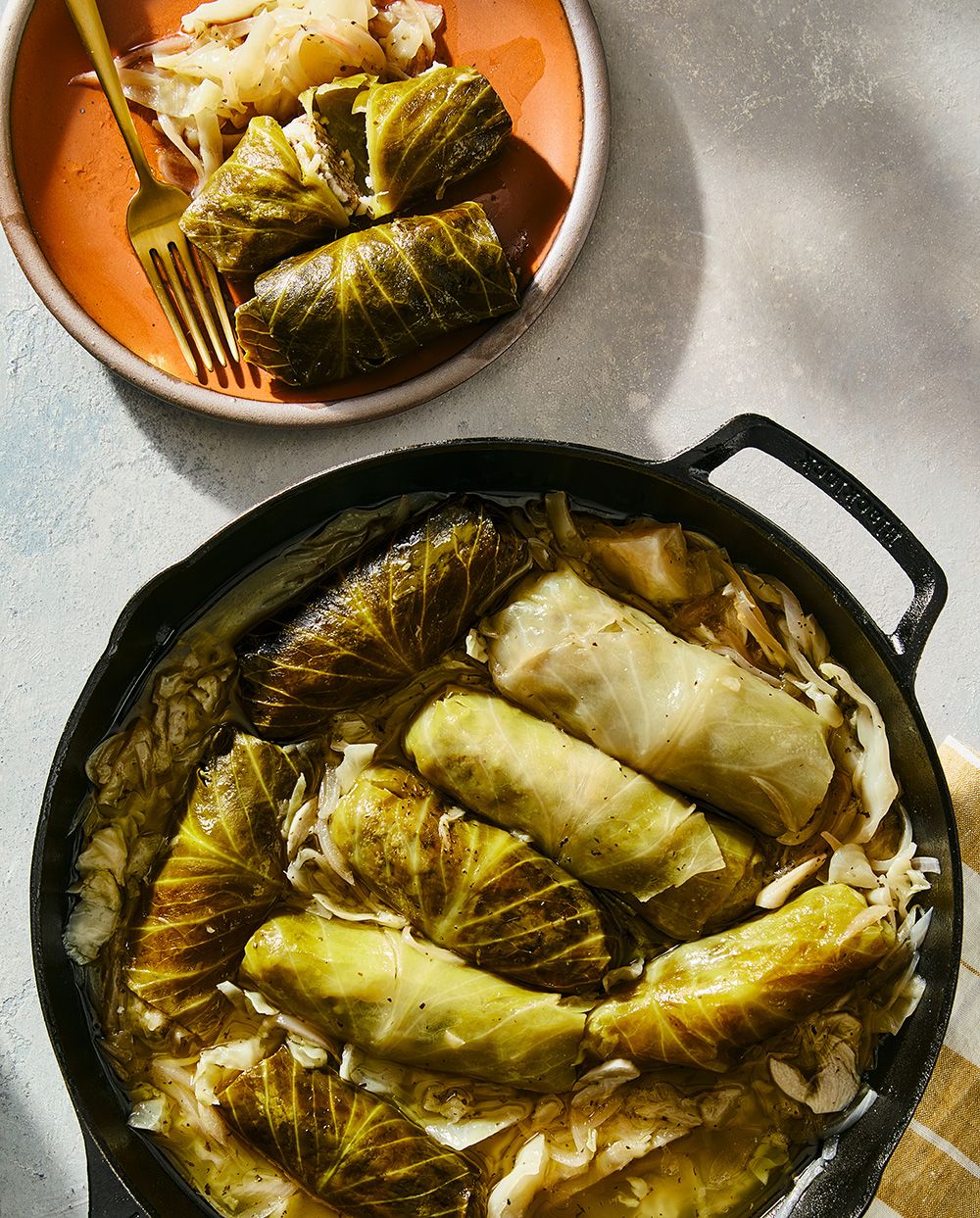 Lebanese cabbage rolls (malfouf) are often prepared without meat, says Hawa Hassan. Add vegetables, such as carrots or more onion slices, or half a cup of rinsed brown lentils to the mix.  Lebanese cabbage rolls (malfouf) are often prepared without meat, says Hawa Hassan. Add vegetables, such as carrots or more onion slices, or half a cup of rinsed brown lentils to the mix.