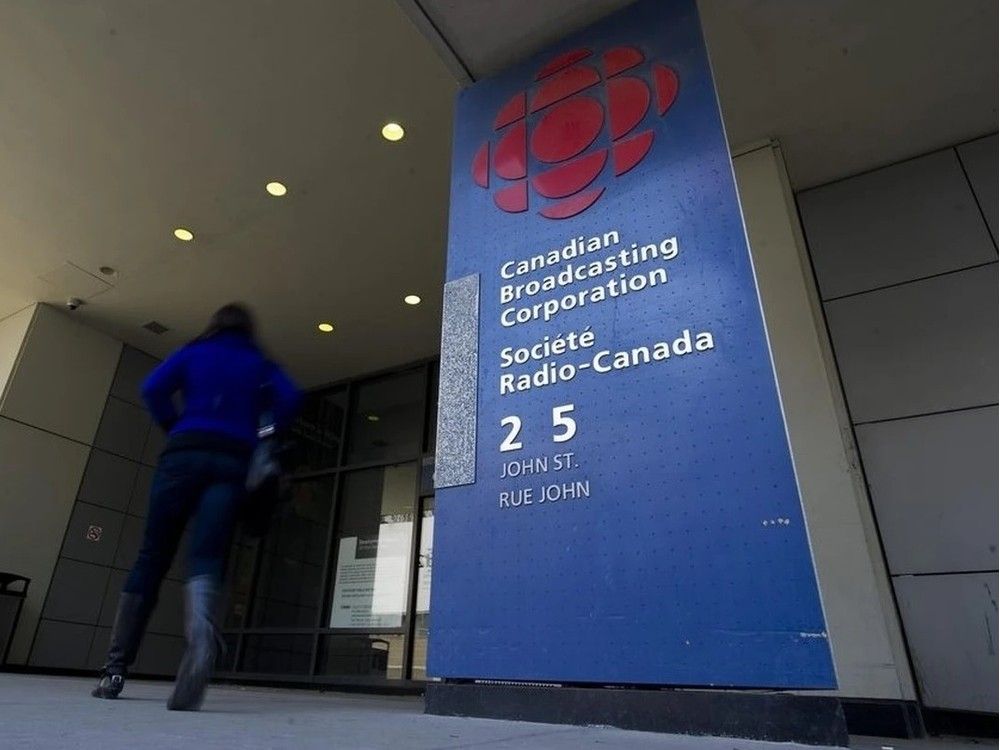 The Canadian Broadcasting Corporation's Toronto headquarters. (National Post photo)