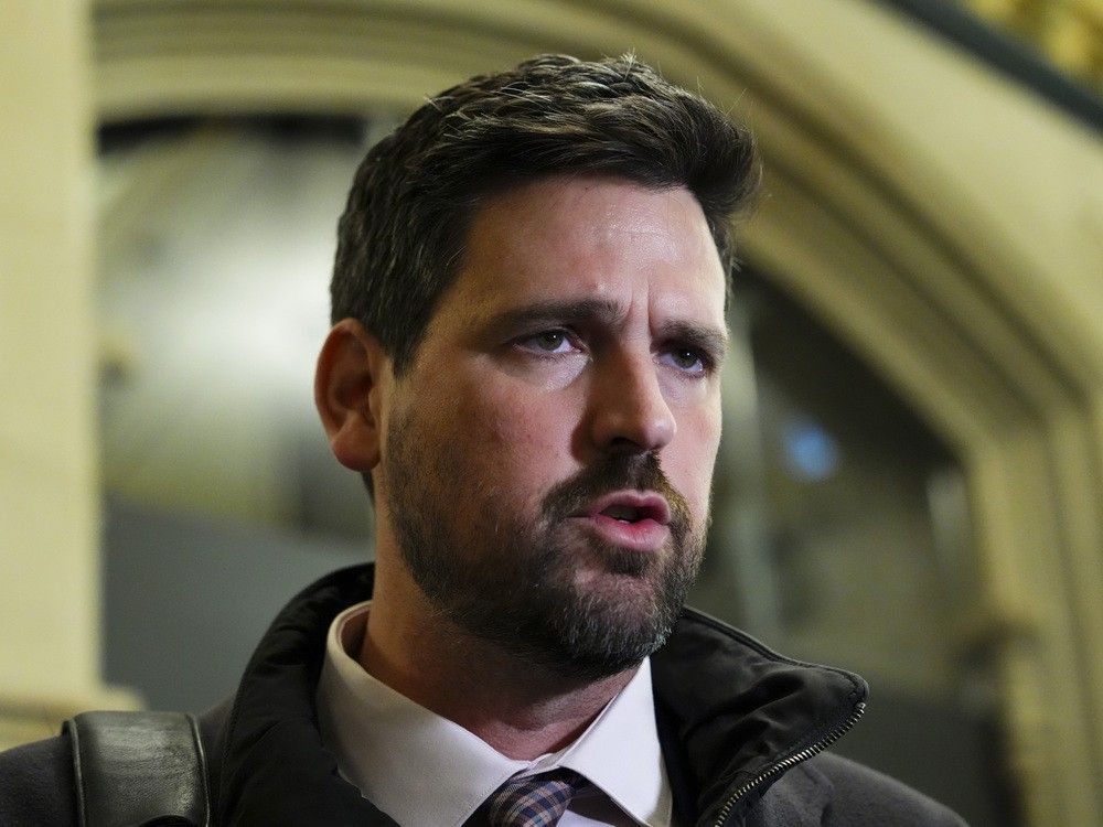 Minister of Justice Sean Fraser arrives to a cabinet meeting on Parliament Hill in Ottawa on Tuesday, Nov. 4, 2025.