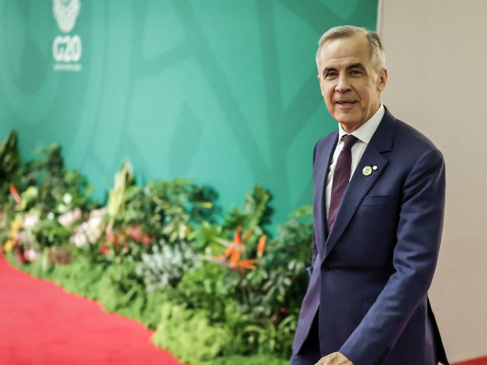 Carney says 'centre of gravity' is changing as G-20 proceeds without the U.S.