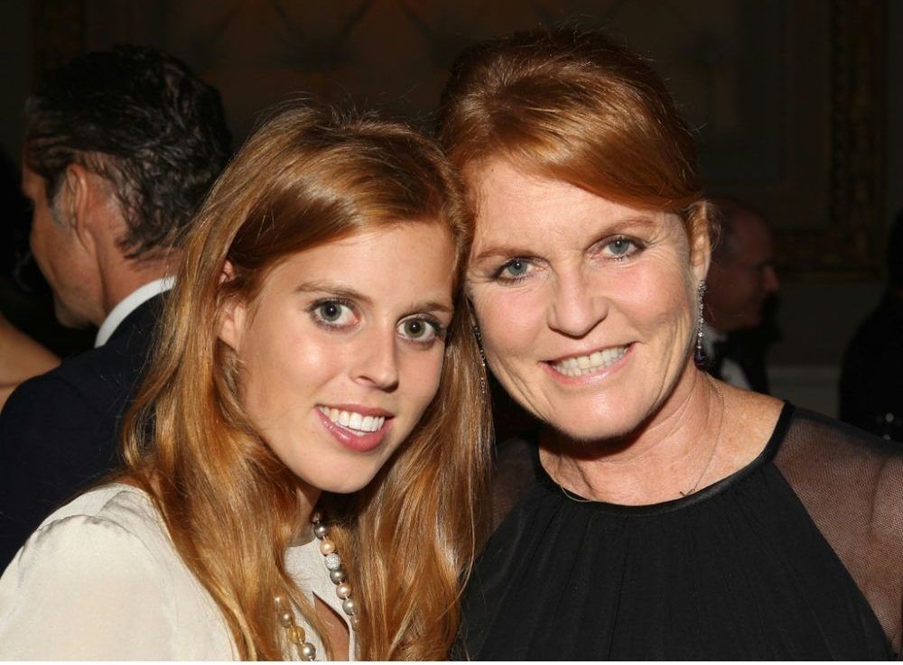 Ferguson with her oldest daughter, Beatrice, who retains her title as princess, pictured in 2012. (Paul Morigi/GETTY IMAGES NORTH AMERICA/AFP)