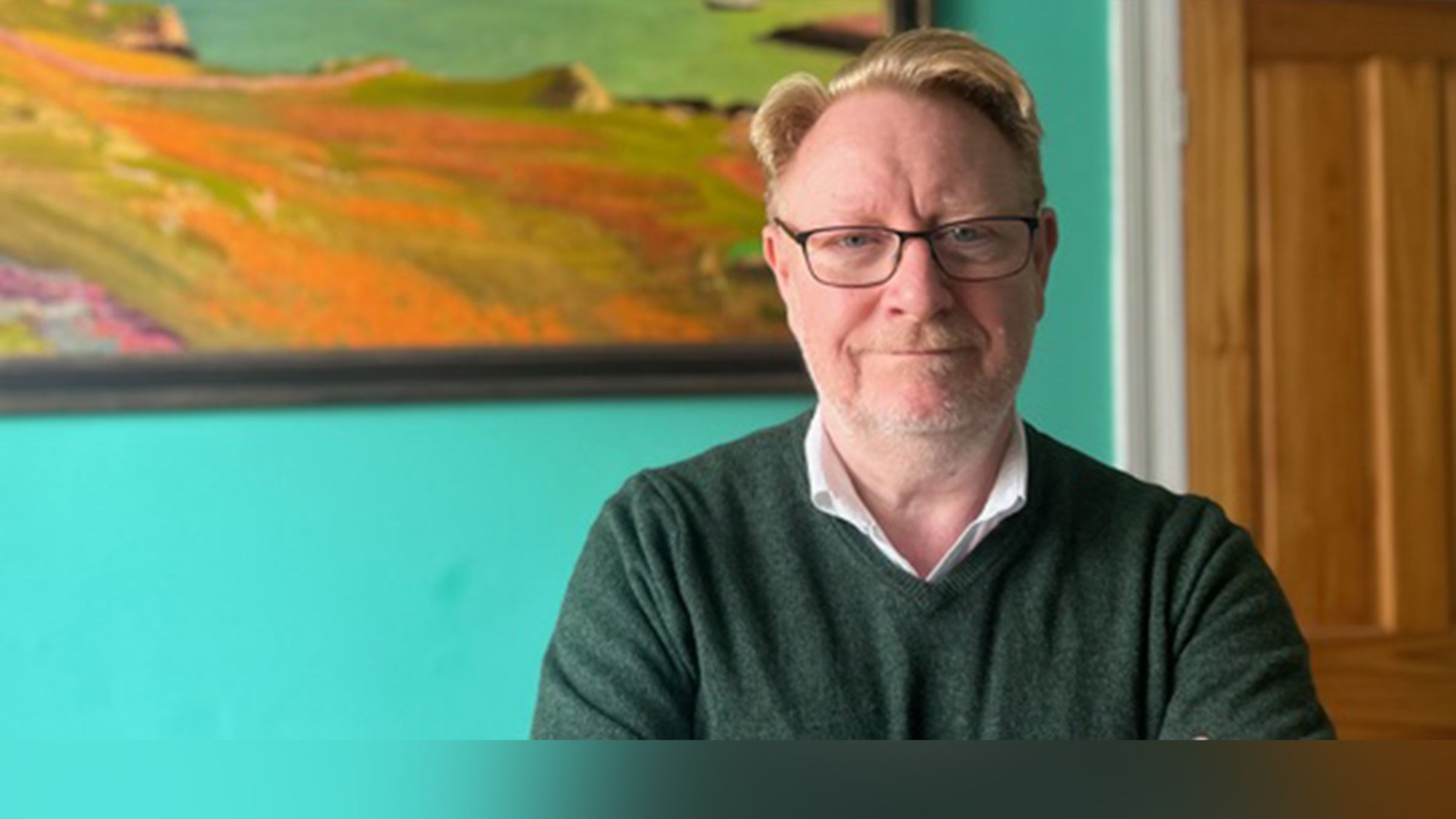 Andrew Clarke, the British stranger who tracked down Canadian Wendy Kauffmann to tell her about her grandfather's war. (Courtesy Andrew Clarke)