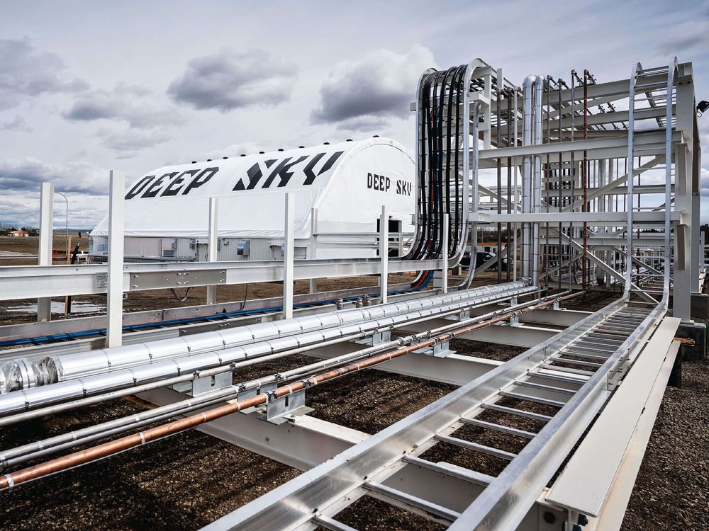  Deep Sky’s direct air capture facility in Innisfail, Alberta.