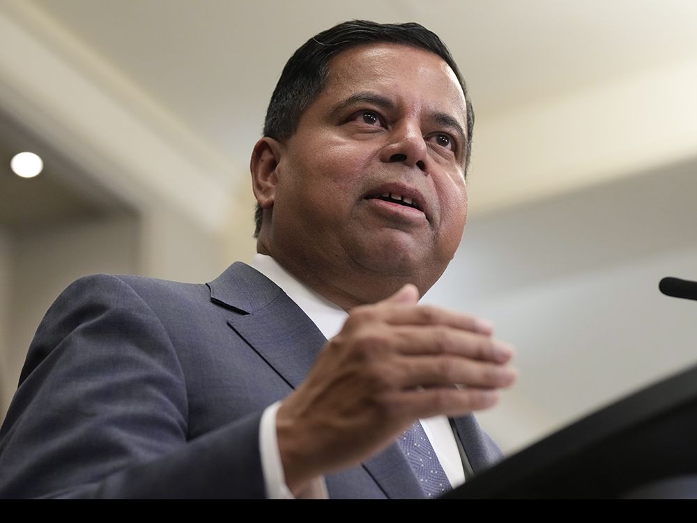 Federal Public Safety Minister Gary Anandasangaree on Wednesday, Nov. 19, 2025.