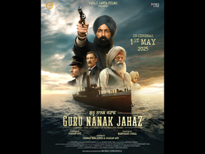 A poster for the 2025 film Guru Nanak Jahaz.