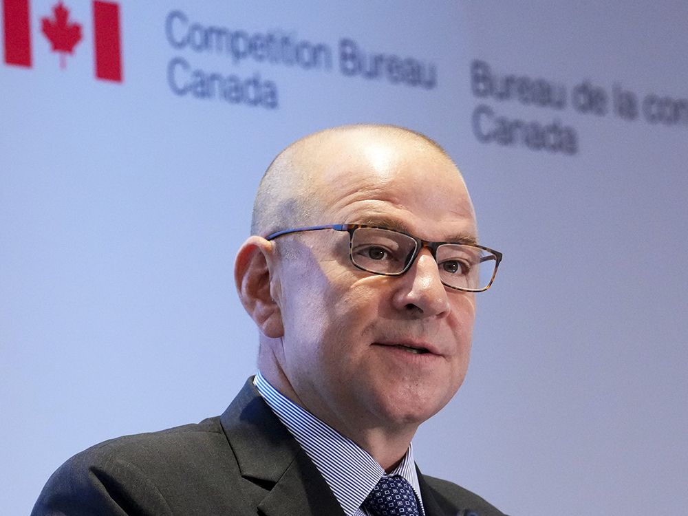  Competition Bureau Canada Commissioner Matthew Boswell.