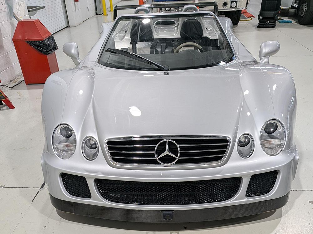  A 2002 Mercedes CLK-GTR, valued by authorities at $13 million, seized by U.S. authorities from the Ryan Wedding organization.