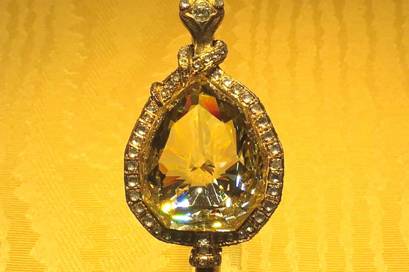 The Florentine Diamond has a storied history going back to the Medici family. It was thought to be lost after the Second World War, but descendants of the former ruling family of Austria, the Hapsburgs, have revealed that it has sat for over 100 years in a Canadian bank vault. (WikiMedia Commons) The Florentine Diamond has a storied history going back to the Medici family. It was thought to be lost after the Second World War, but descendants of the former ruling family of Austria, the Hapsburgs, have revealed that it has sat for over 100 years in a Canadian bank vault. (WikiMedia Commons)