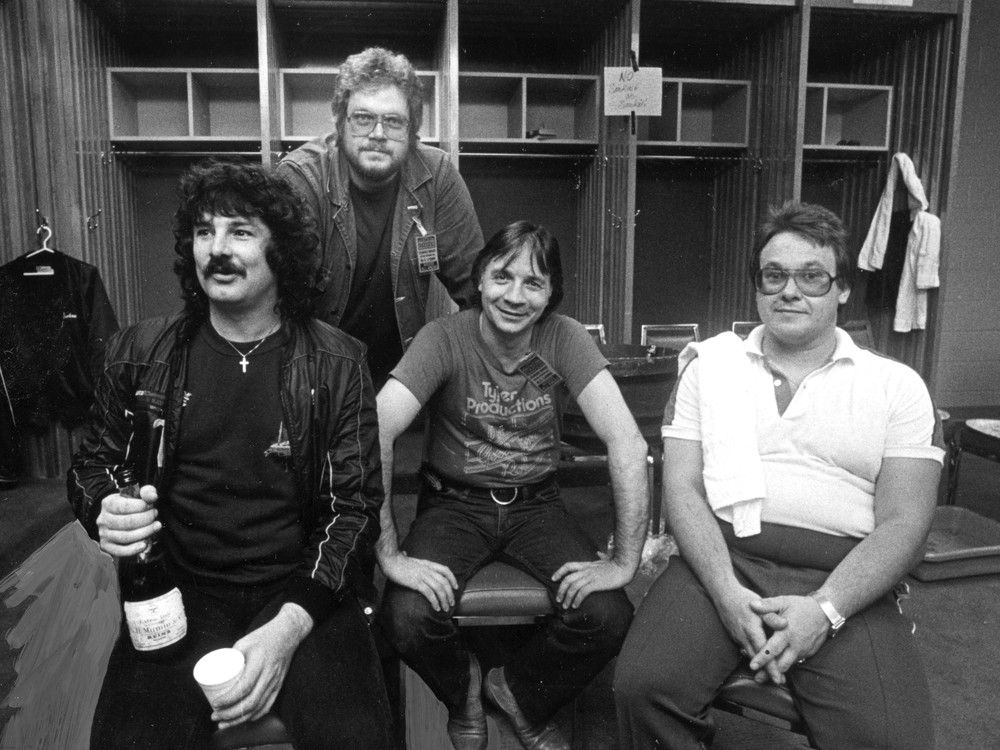  The Guess Who — from the left, Burton Cummings, Randy Bachman, Jim Kale and Garry Peterson — in 1983 during a short reunion tour.