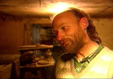 Serial killer Robert Pickton, at his farm in Port Coquitlam, B.C., in 2002.