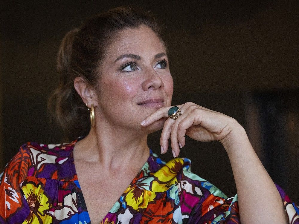 Sophie Grégoire Trudeau in Montreal on April 22, 2024. She recently appeared on French-language singing show, Chanteurs Masqués. Sophie Grégoire Trudeau in Montreal on April 22, 2024. She recently appeared on French-language singing show, Chanteurs Masqués.