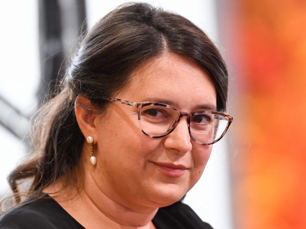  CBS News editor-in-chief Bari Weiss (pictured on May 3, 2022), citing the need for additional reporting, had postponed its airing over the weekend.