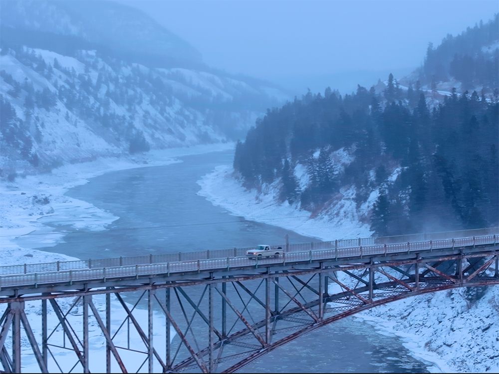 A car travels along Highway 20 in British Columbia. Roger's new satellite service means customers won’t lose their signal, even in remote locations across Canada. A car travels along Highway 20 in British Columbia. Roger's new satellite service means customers won’t lose their signal, even in remote locations across Canada.