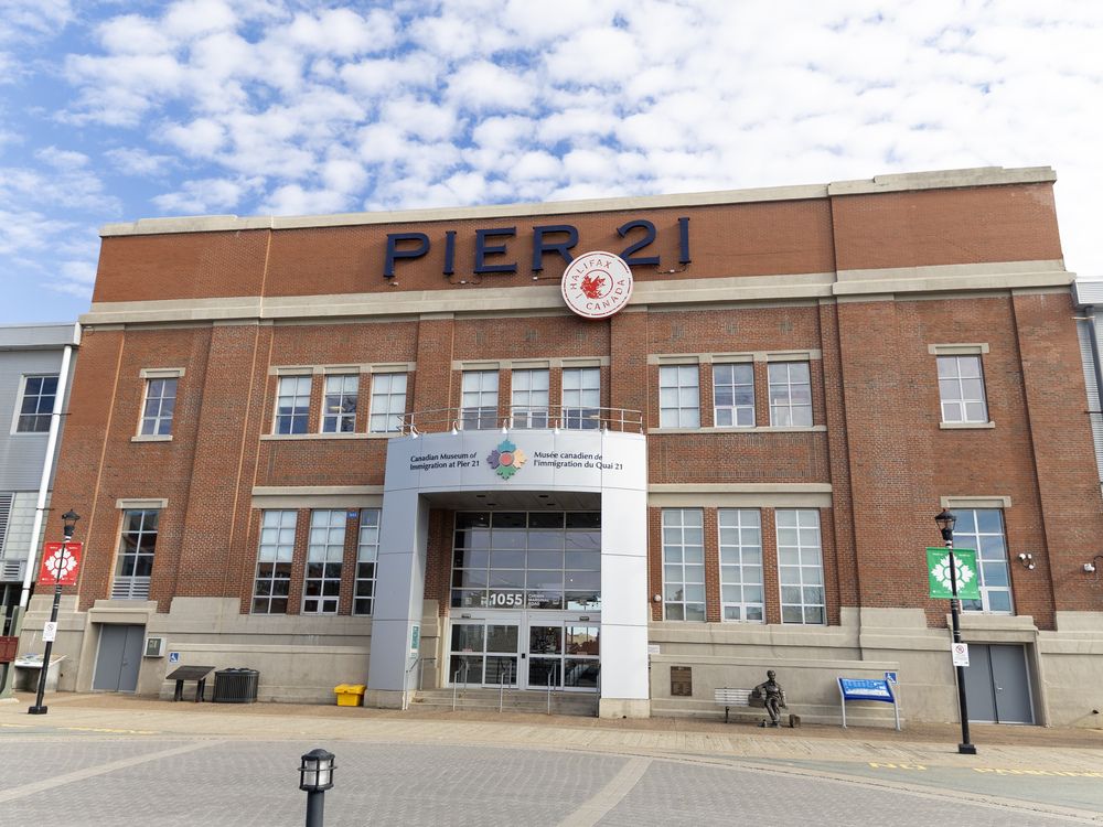  The exterior of the Canadian Museum of Immigration at Pier 21 in Halifax on Thursday, Nov. 20, 2025.