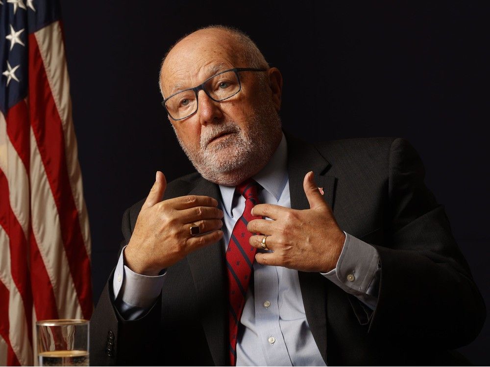 Pete Hoekstra says he does not believe the United States wants to "terminate" its trilateral trade agreement with Canada and Mexico. 