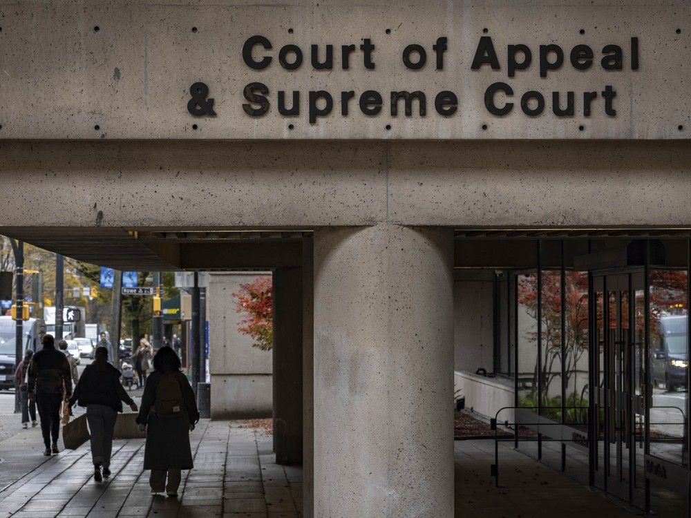 BC Supreme Court in Vancouver, BC Saturday, November 8, 2025.