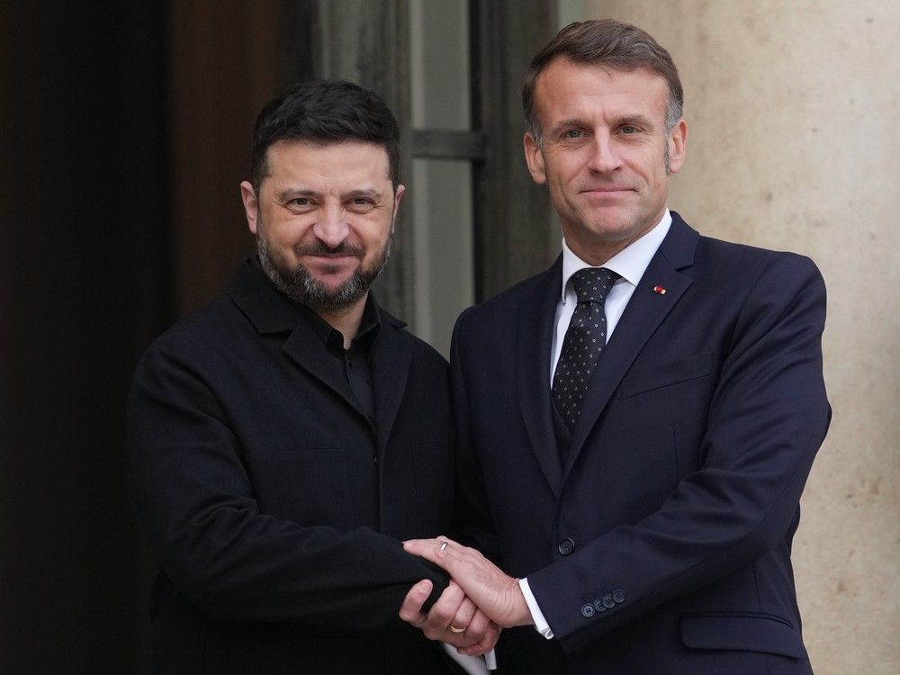 French, German and U.K. leaders will meet with Zelenskyy on Monday