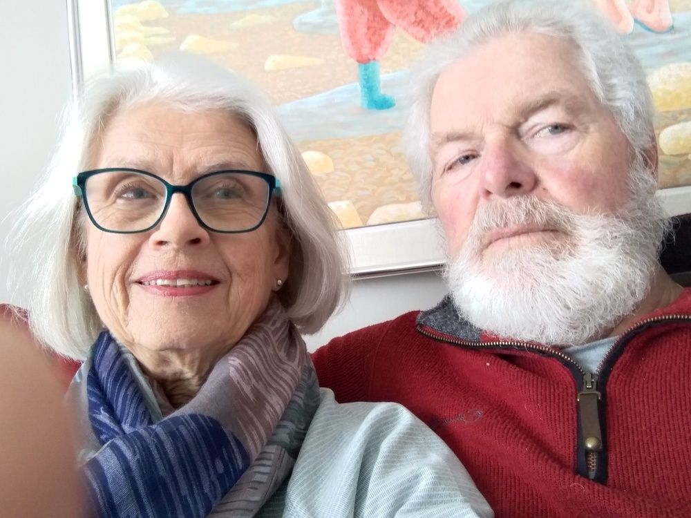 Jutta and Donald Payne at their home in London, Ont.