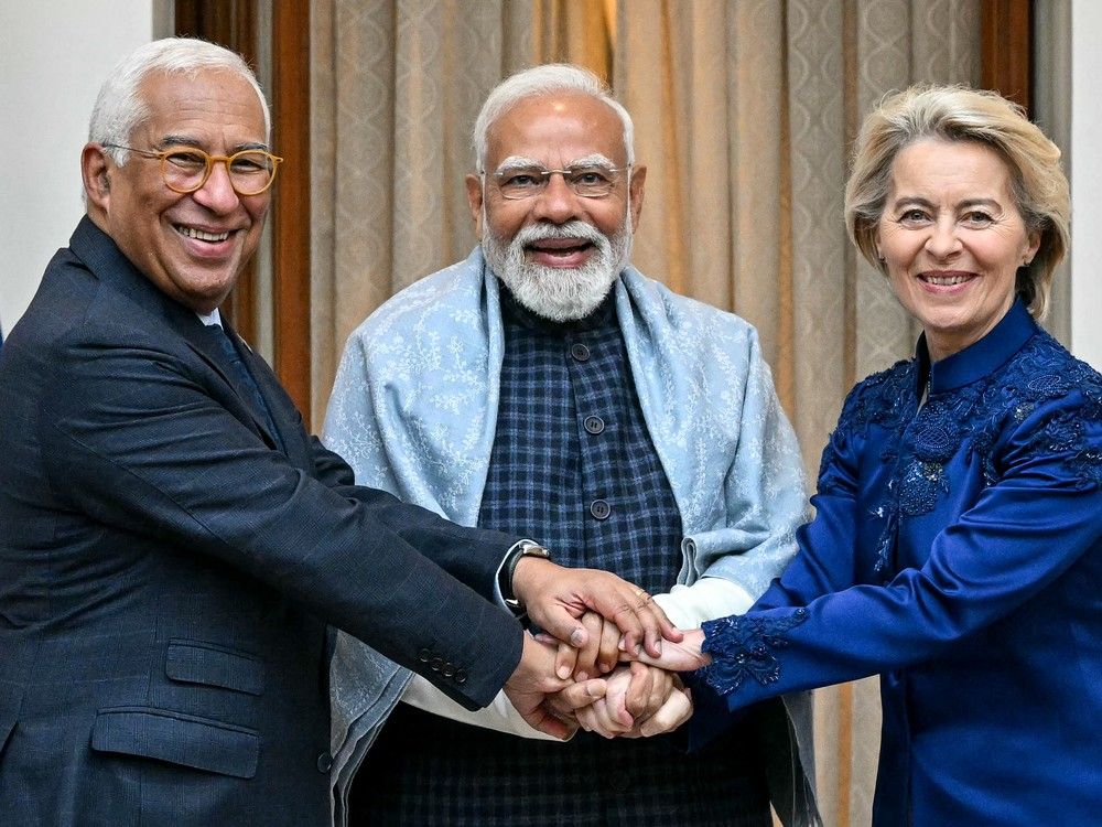 EU and India clinch 'historic' trade deal, sidestep U.S.