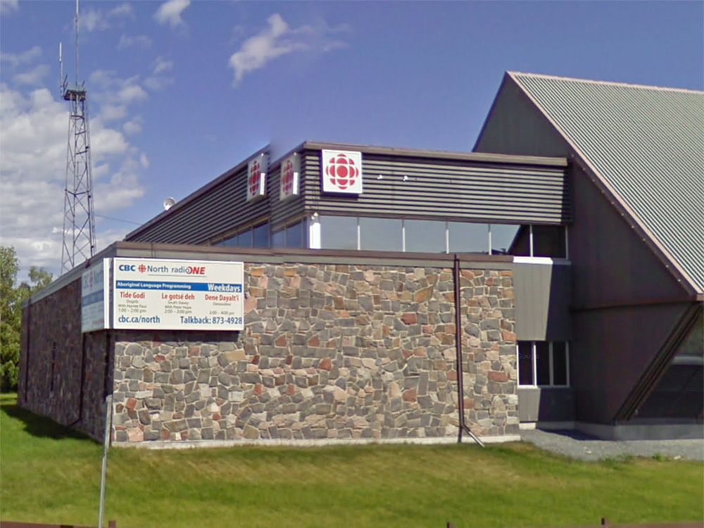  CBC North building in Yellowknife.