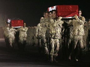 Ramp ceremony at Kandahar Air Field.
