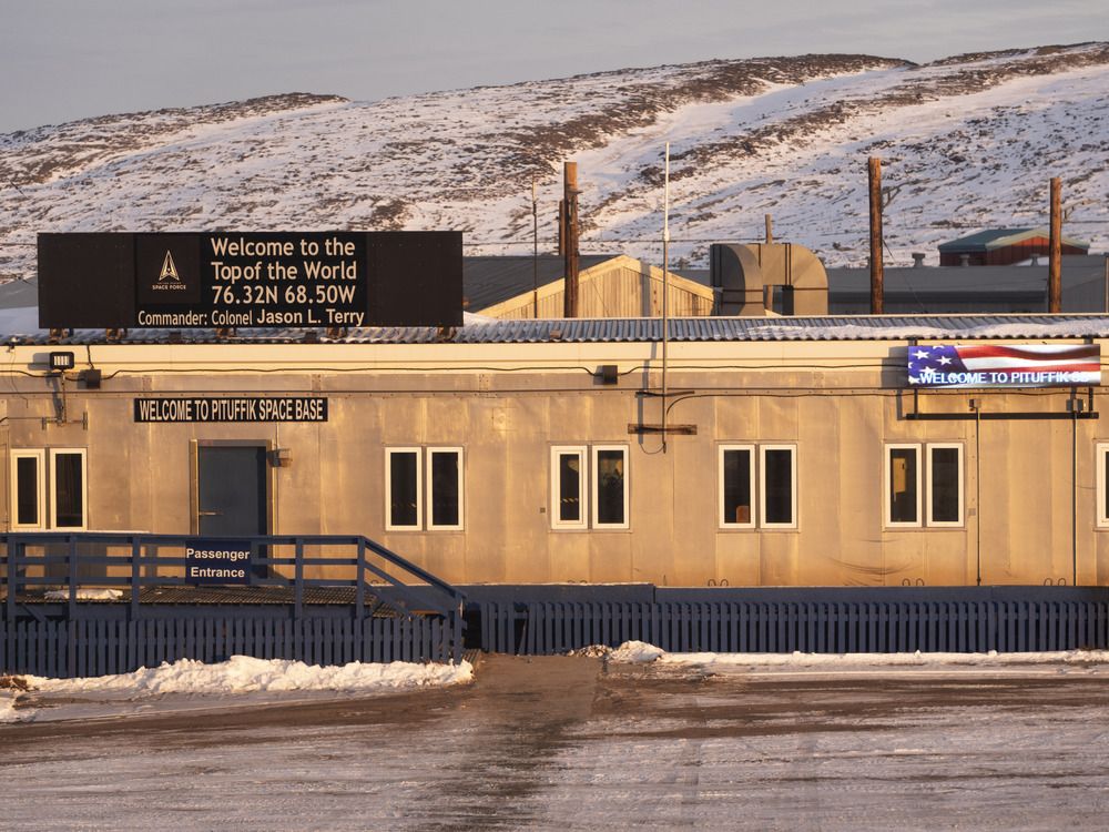  The Pituffik Space Base (formerly Thule Air Base) is pictured in northern Greenland on Oct. 4, 2023.